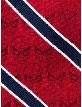 Marvel Spider-Man Red and Navy Stripe Tie, , hi-res