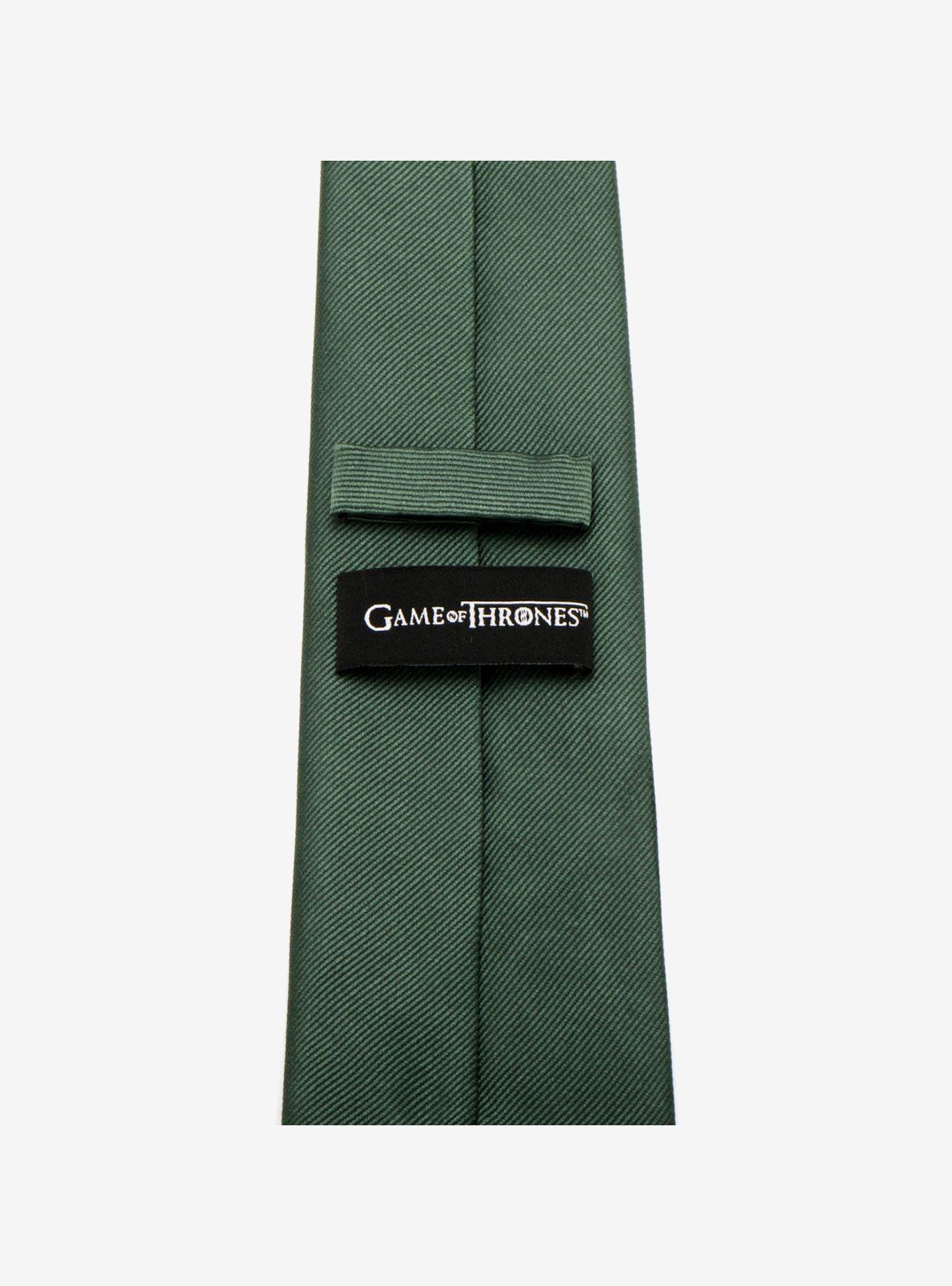 Game Of Thrones Stark Direwolf Green Tie, , hi-res