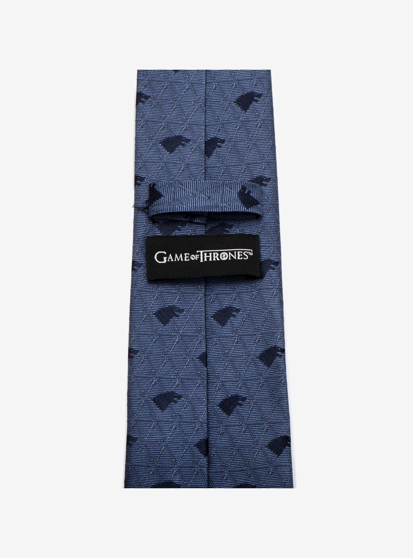Game Of Thrones Stark Geometric Sword Blue Tie, , alternate