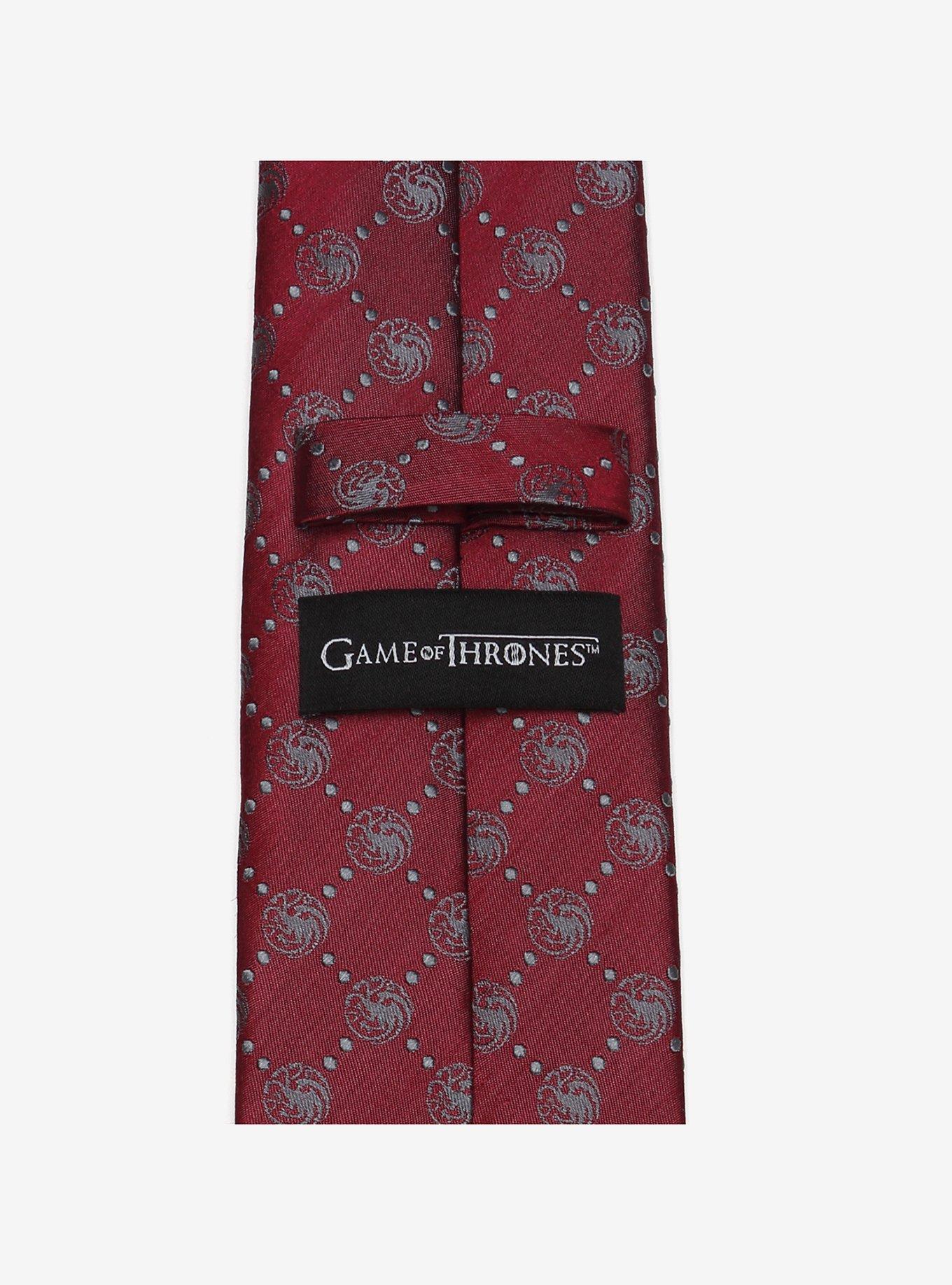 Game Of Thrones Targaryen Dragon Scattered Tie, , alternate