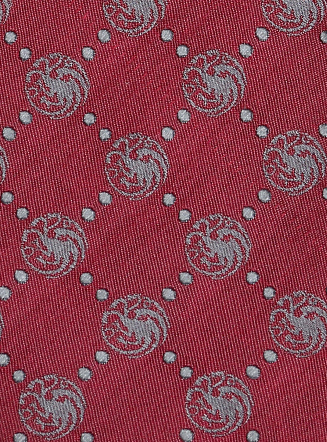 Game Of Thrones Targaryen Dragon Scattered Tie, , alternate