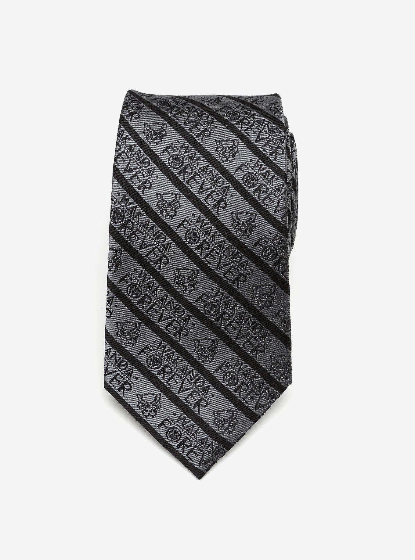 Marvel Black Panther Wakanda Forever Tie, , alternate