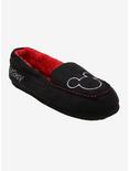 Disney Mickey Mouse Red & Black Moccasin Slippers, MULTI, alternate
