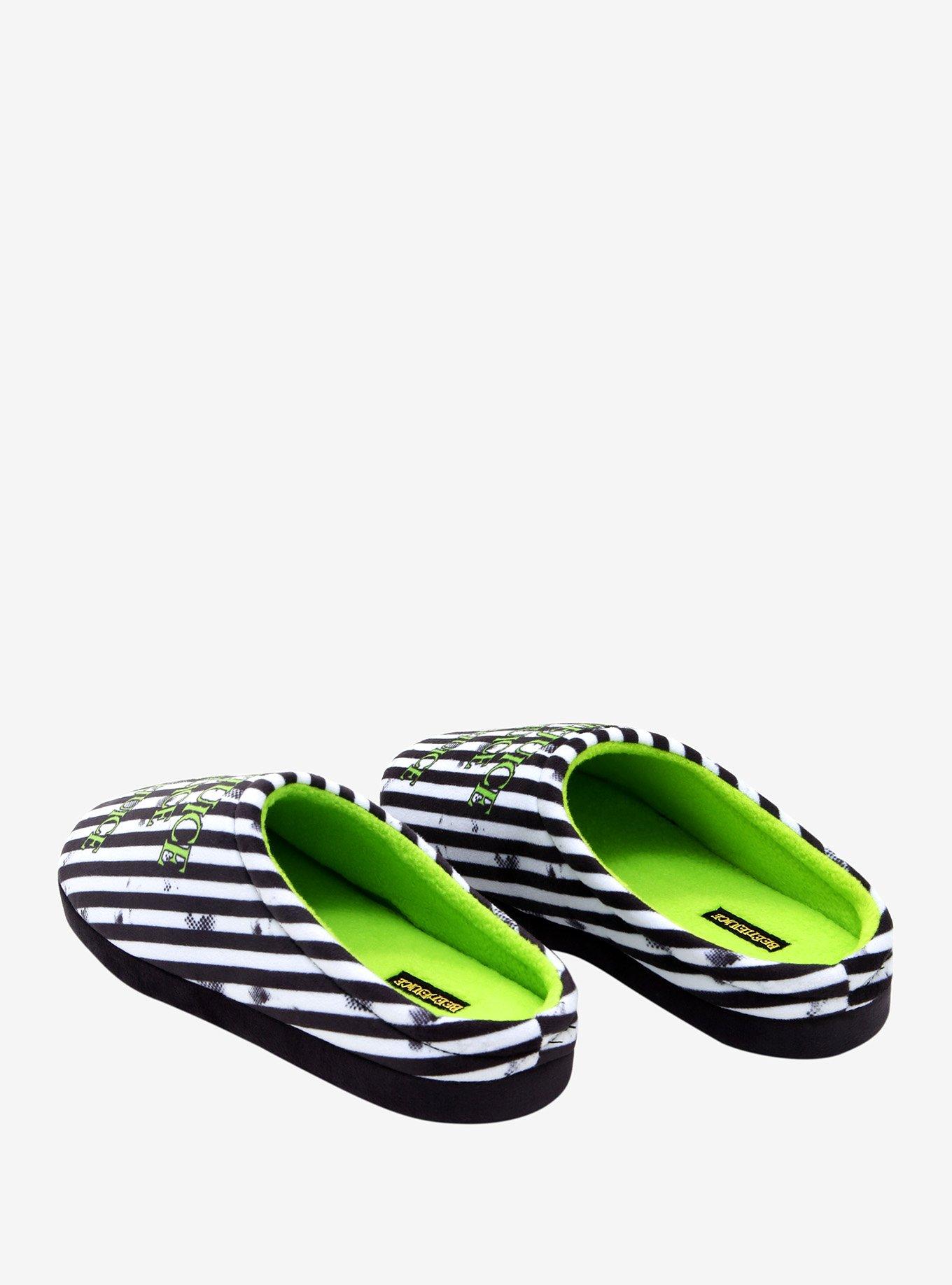 Beetlejuice Stripe Slippers, MULTI, alternate
