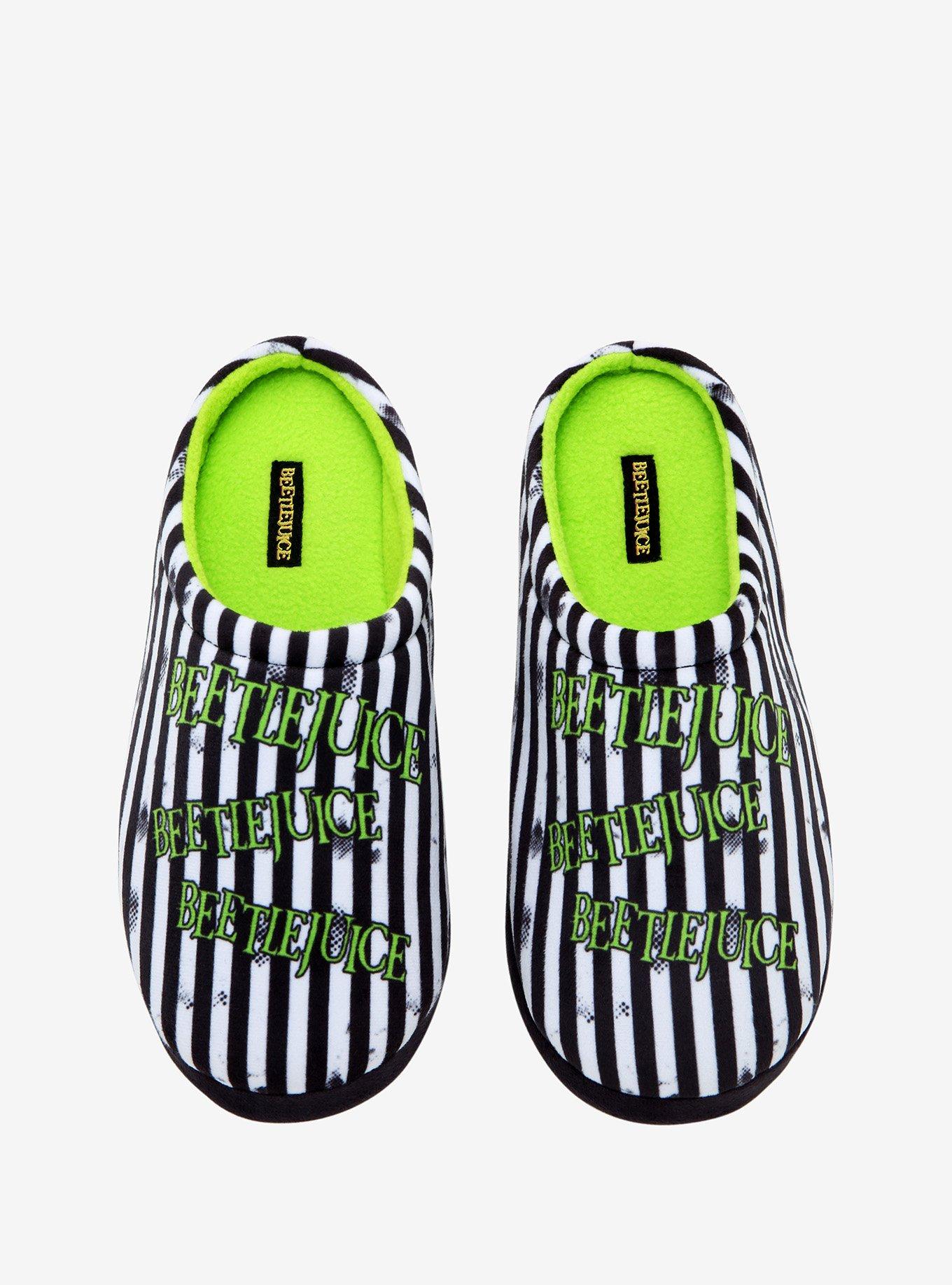 Beetlejuice Stripe Slippers, MULTI, alternate