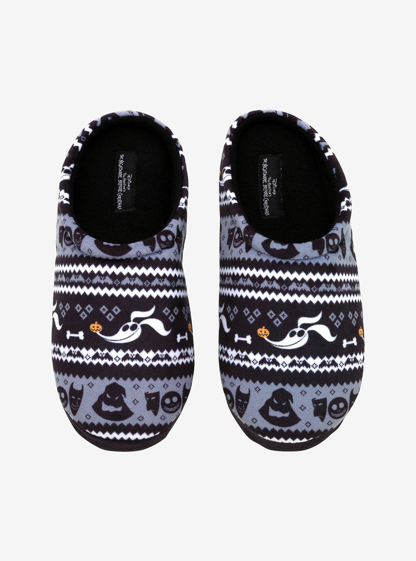 The Nightmare Before Christmas Fair Isle Slippers, MULTI, alternate