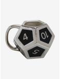 Dungeons & Dragons Silver D12 Figural Mug, , alternate