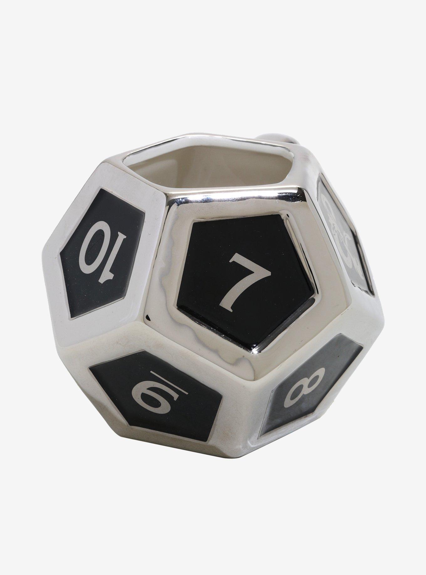 Dungeons & Dragons Silver D12 Figural Mug, , alternate
