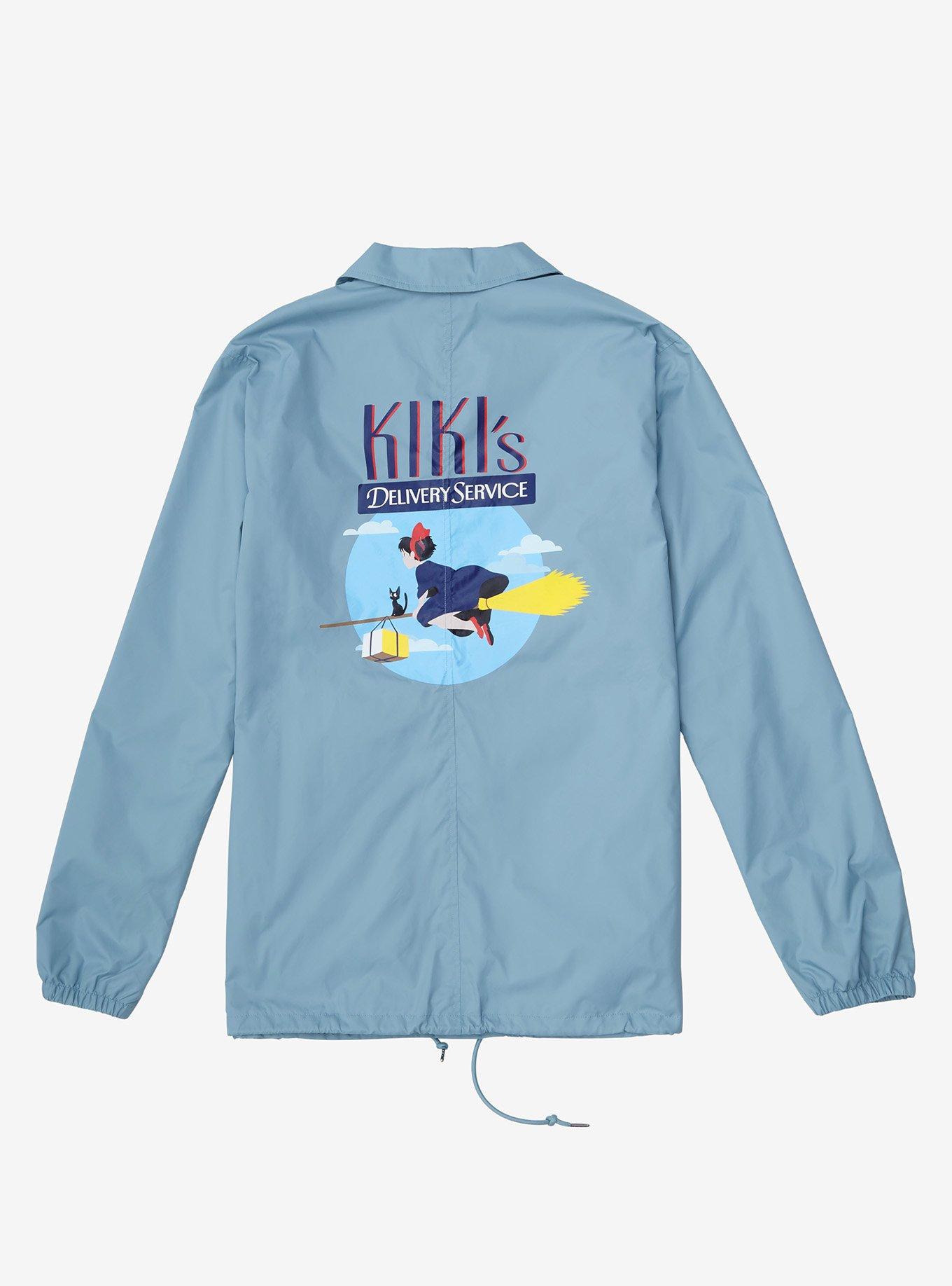 Our Universe Studio Ghibli Kiki's Delivery Service Coach's Jacket - BoxLunch Exclusive, LIGHT BLUE, alternate
