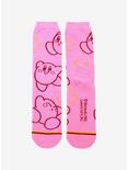 Kirby Outline Pink Crew Socks, , alternate