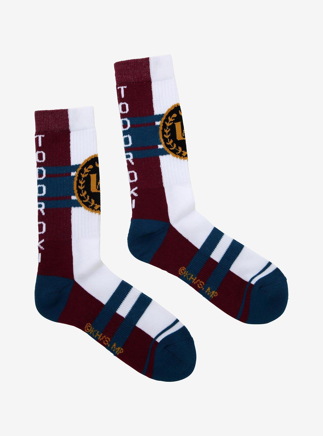 My Hero Academia Todoroki U.A. High Crew Socks, , alternate