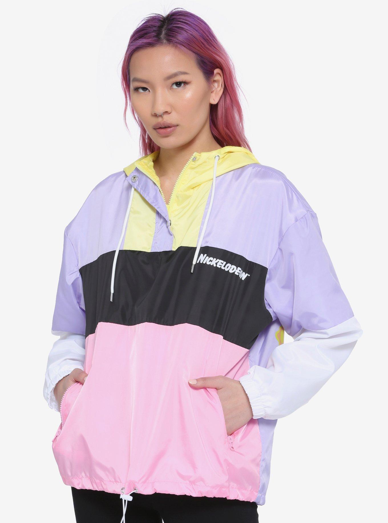SpongeBob SquarePants Color-Block Girls Windbreaker, MULTI, alternate
