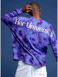 Her Universe Logo Tie-Dye Glitter Athletic Jersey, MULTI, alternate