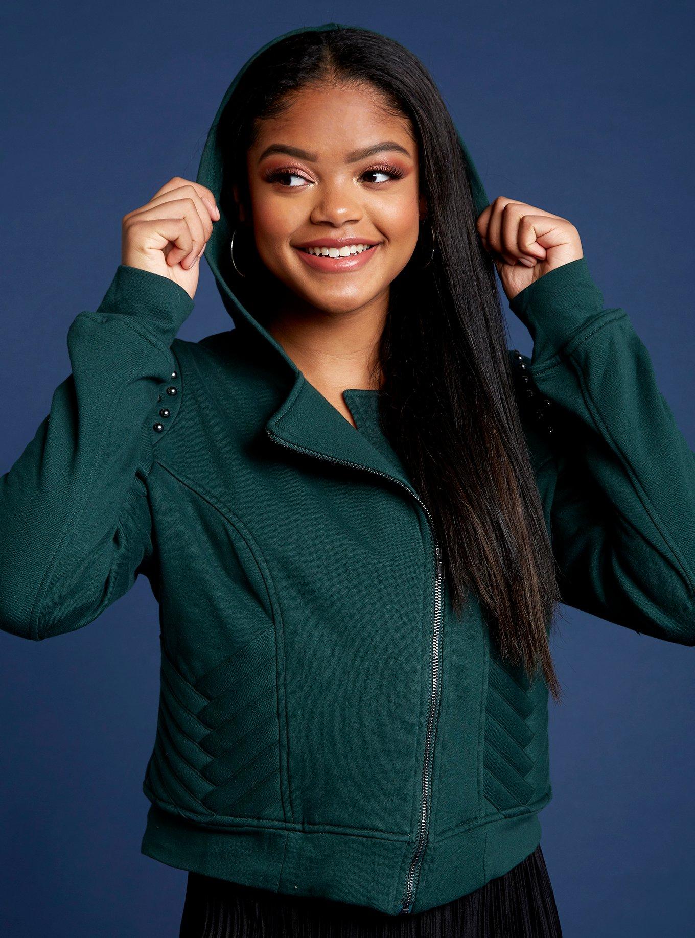 Her Universe Marvel Loki Moto Hoodie, MULTI, alternate