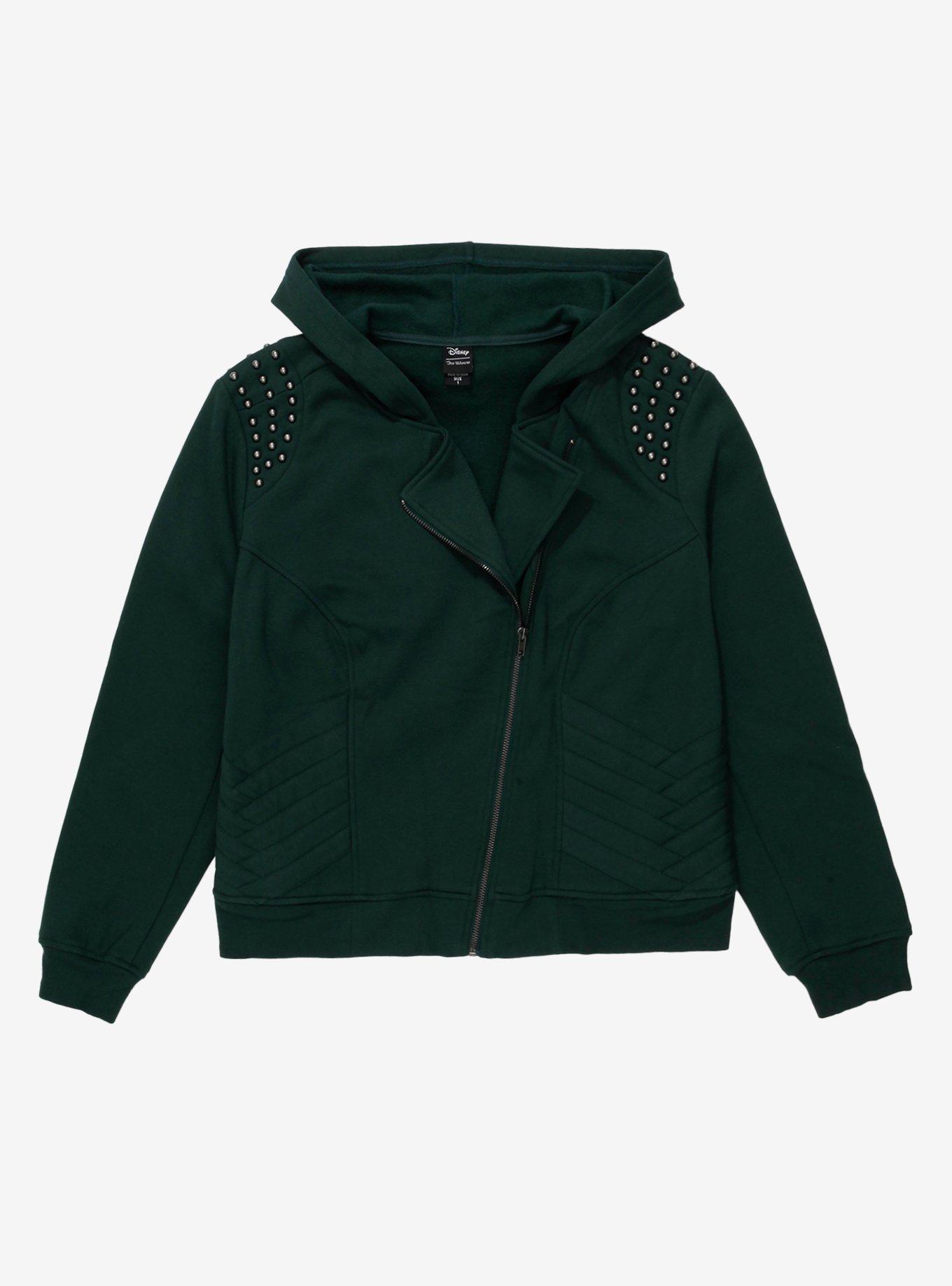 Her Universe Marvel Loki Moto Hoodie Plus Size, MULTI, alternate