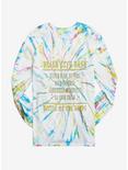 Our Universe Steven Universe Beach City Bash Tie-Dye Long Sleeve T-Shirt - BoxLunch Exclusive, GREY, alternate