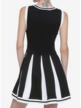 Black & White Hex University Cheer Dress, WHITE, alternate