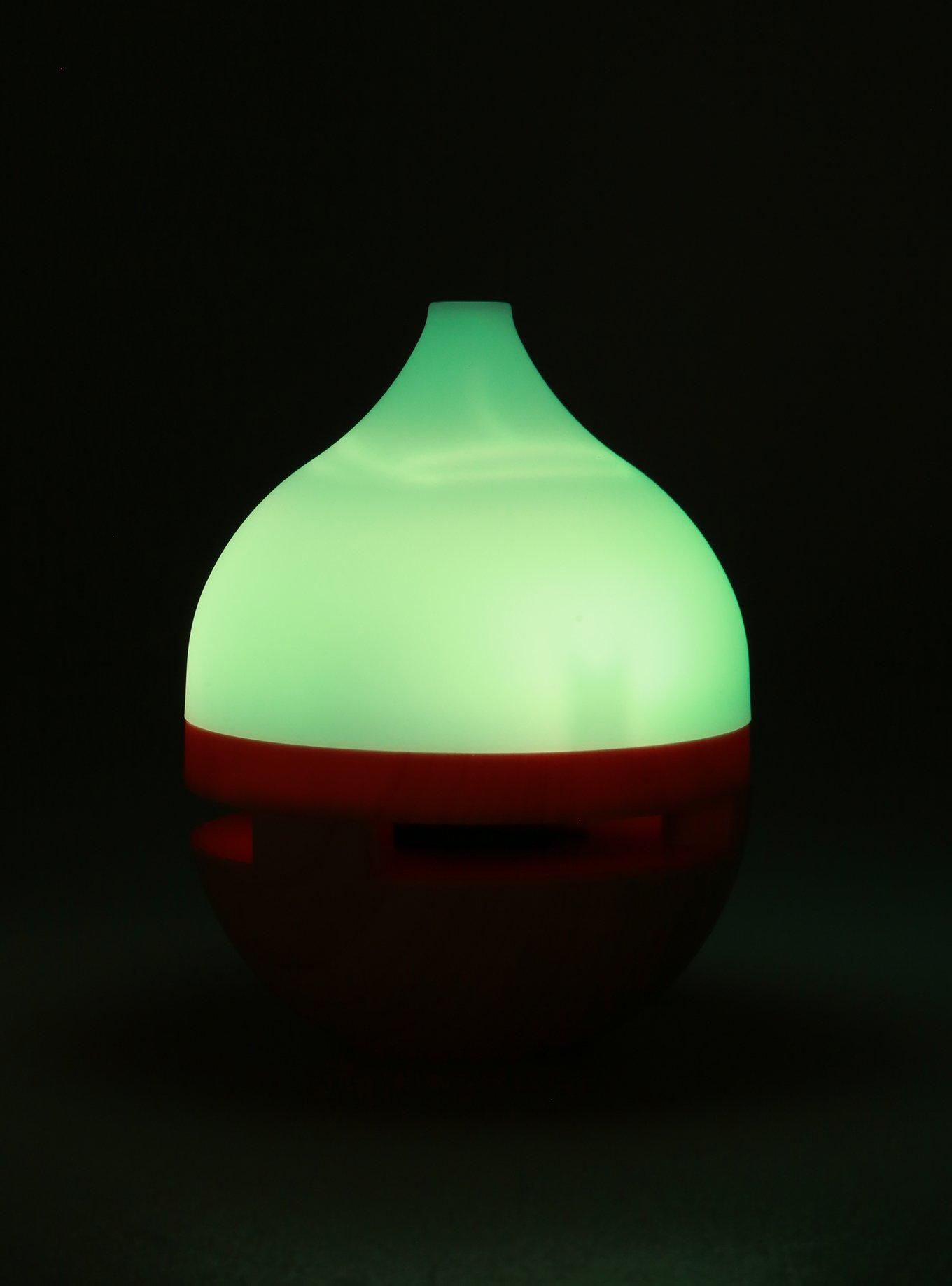 Sound Breeze Faux Wood Aroma Diffuser & Bluetooth Speaker, , alternate