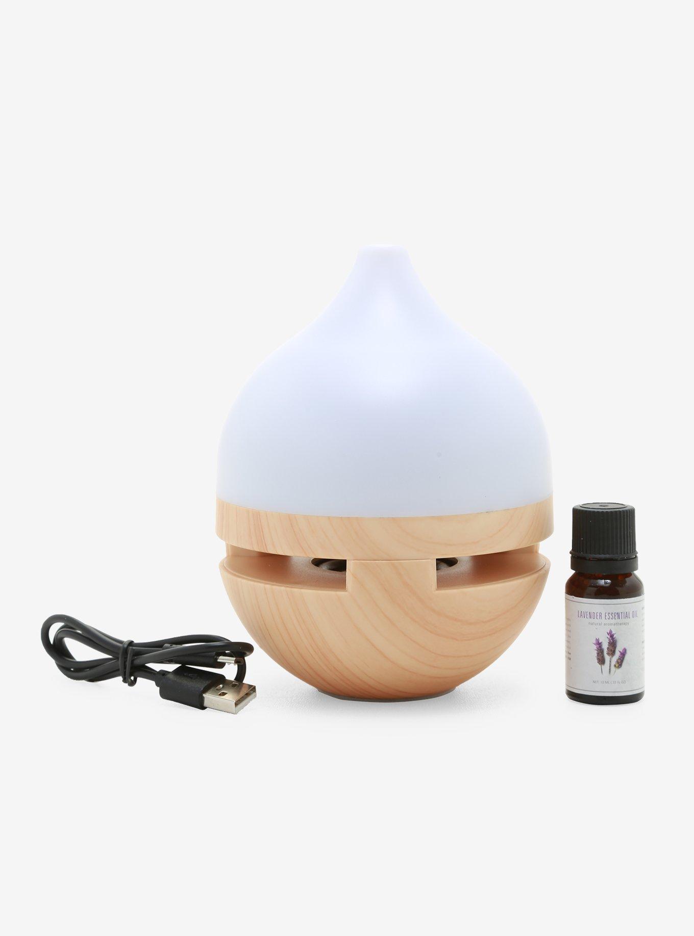 Sound Breeze Faux Wood Aroma Diffuser & Bluetooth Speaker, , alternate