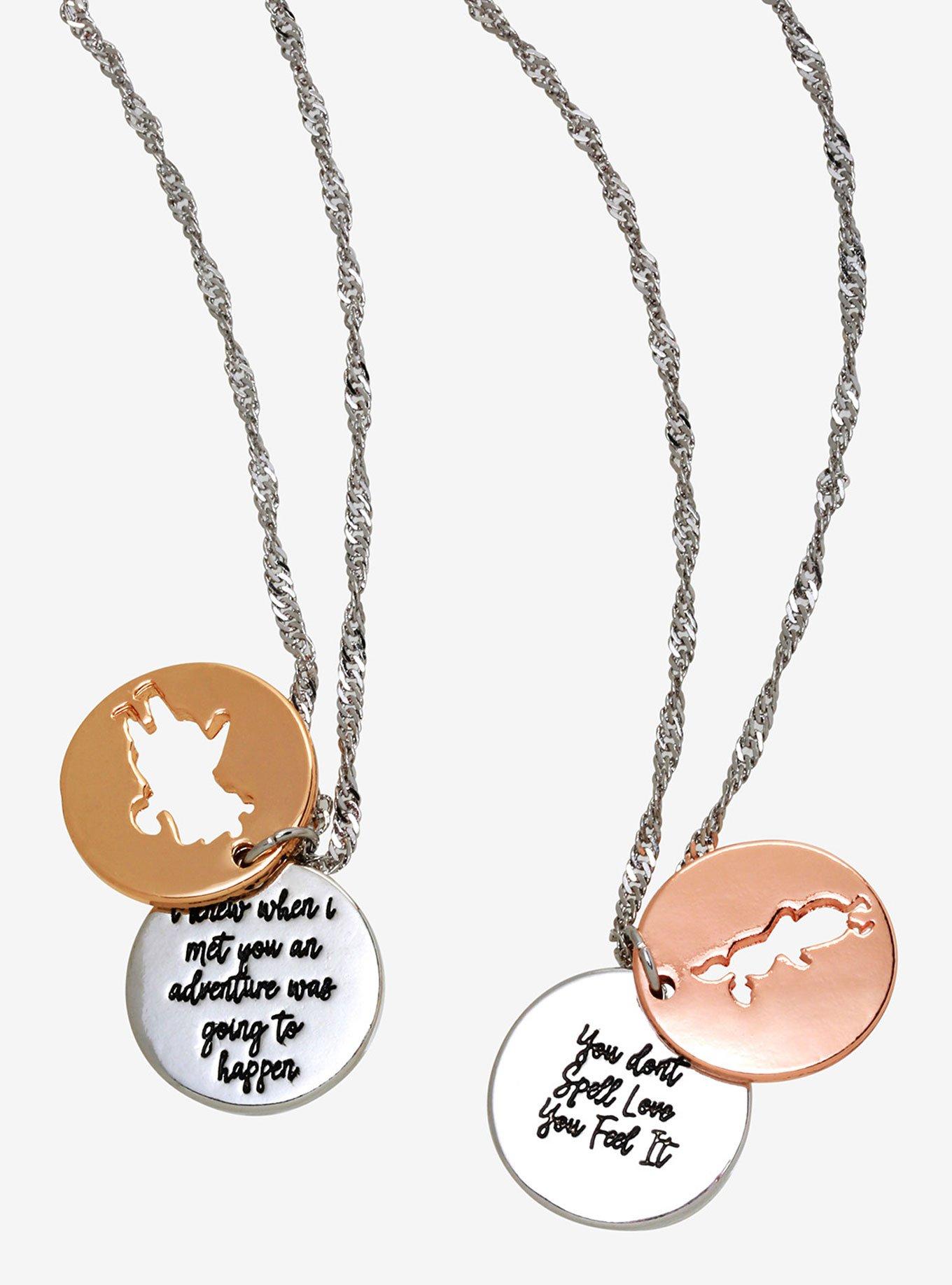 Disney Winnie the Pooh Piglet & Pooh BFF Necklace Set, , alternate