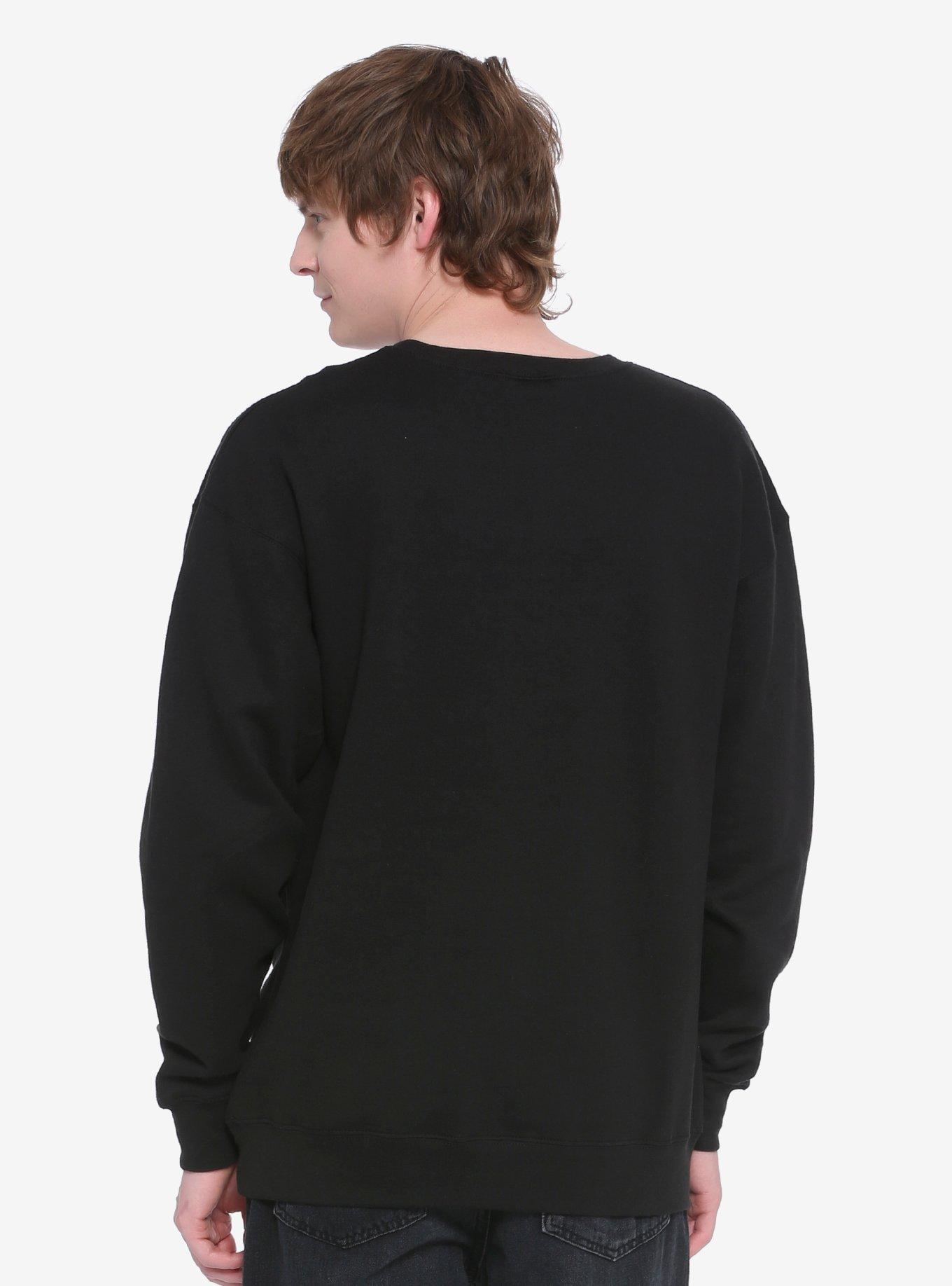 Demon Slayer: Kimetsu no Yaiba Crewneck - BoxLunch Exclusive, BLACK, alternate