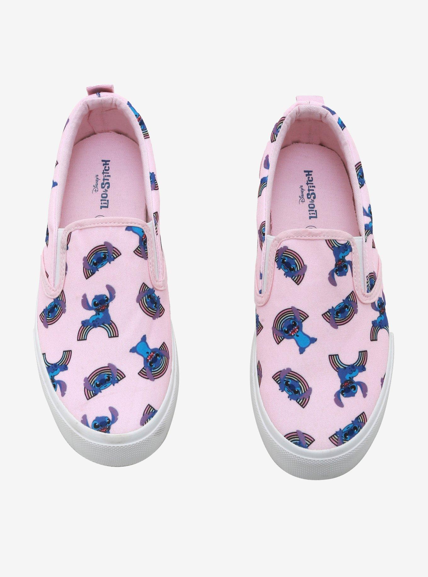 Disney Lilo & Stitch Rainbows Slip-On Sneakers, MULTI, alternate