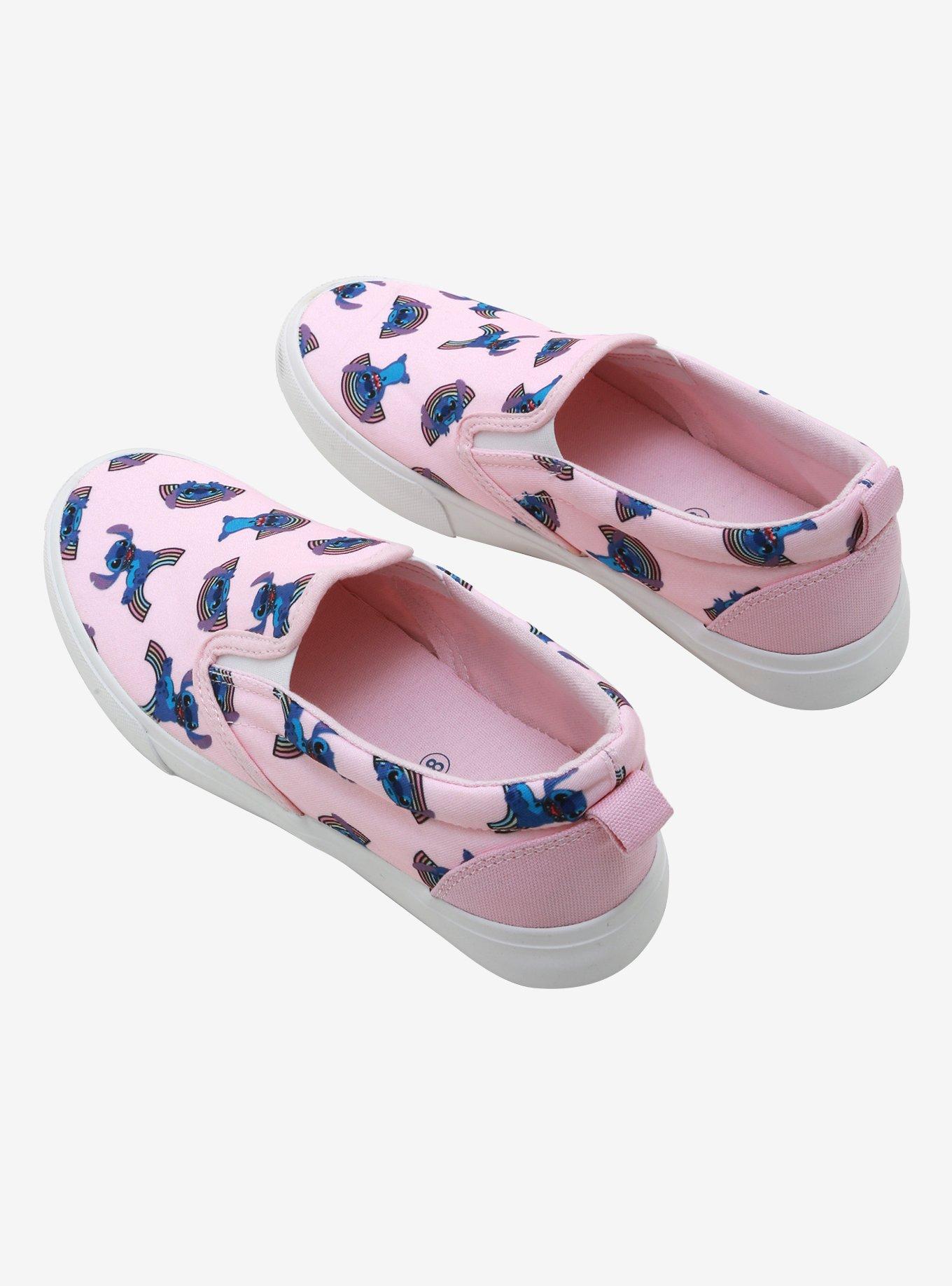Disney Lilo & Stitch Rainbows Slip-On Sneakers, MULTI, alternate