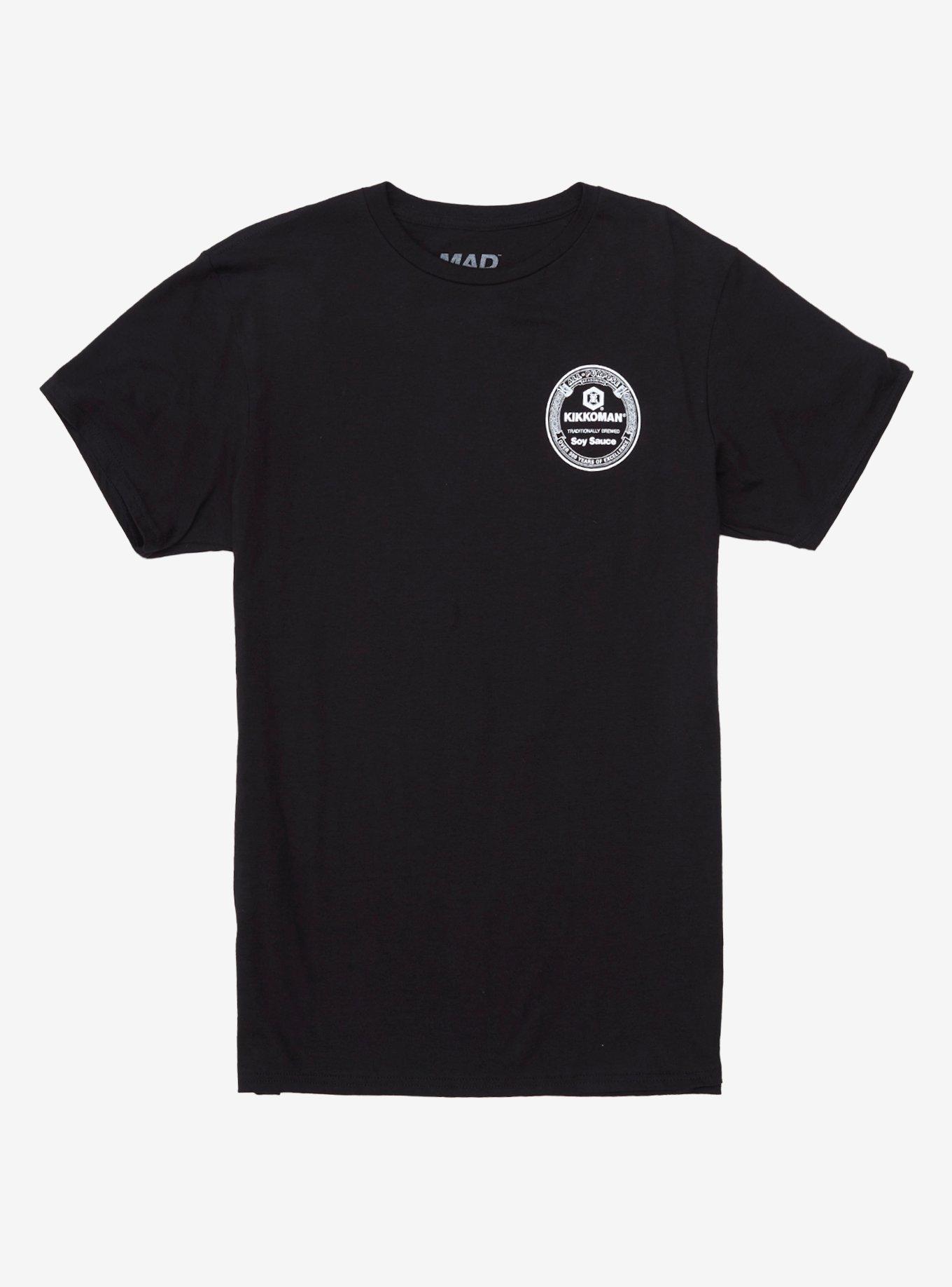 Kikkoman Soy Sauce Label T-Shirt, BLACK, alternate