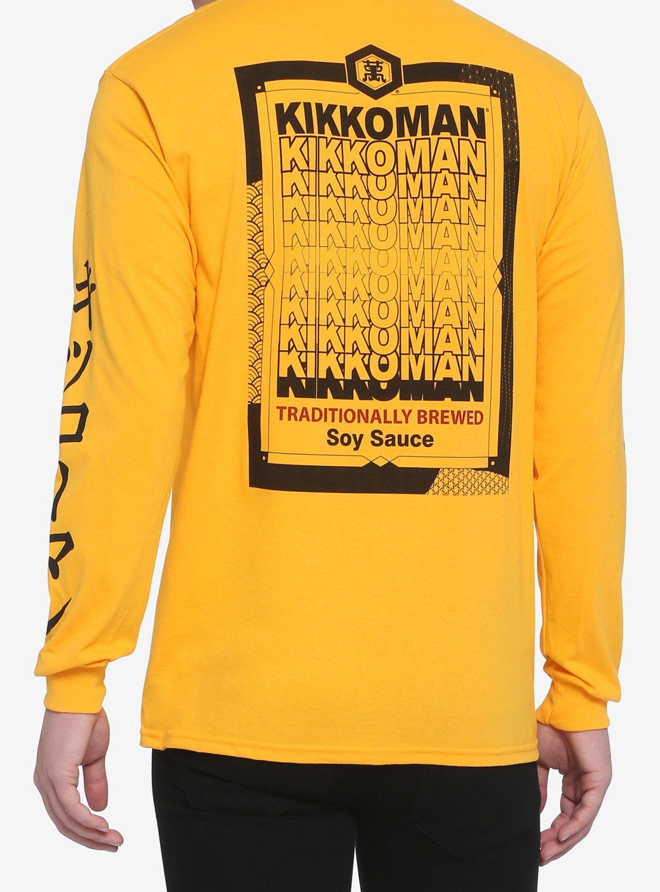 Kikkoman Soy Sauce Yellow Long-Sleeve T-Shirt, YELLOW, alternate