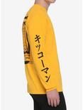 Kikkoman Soy Sauce Yellow Long-Sleeve T-Shirt, YELLOW, alternate