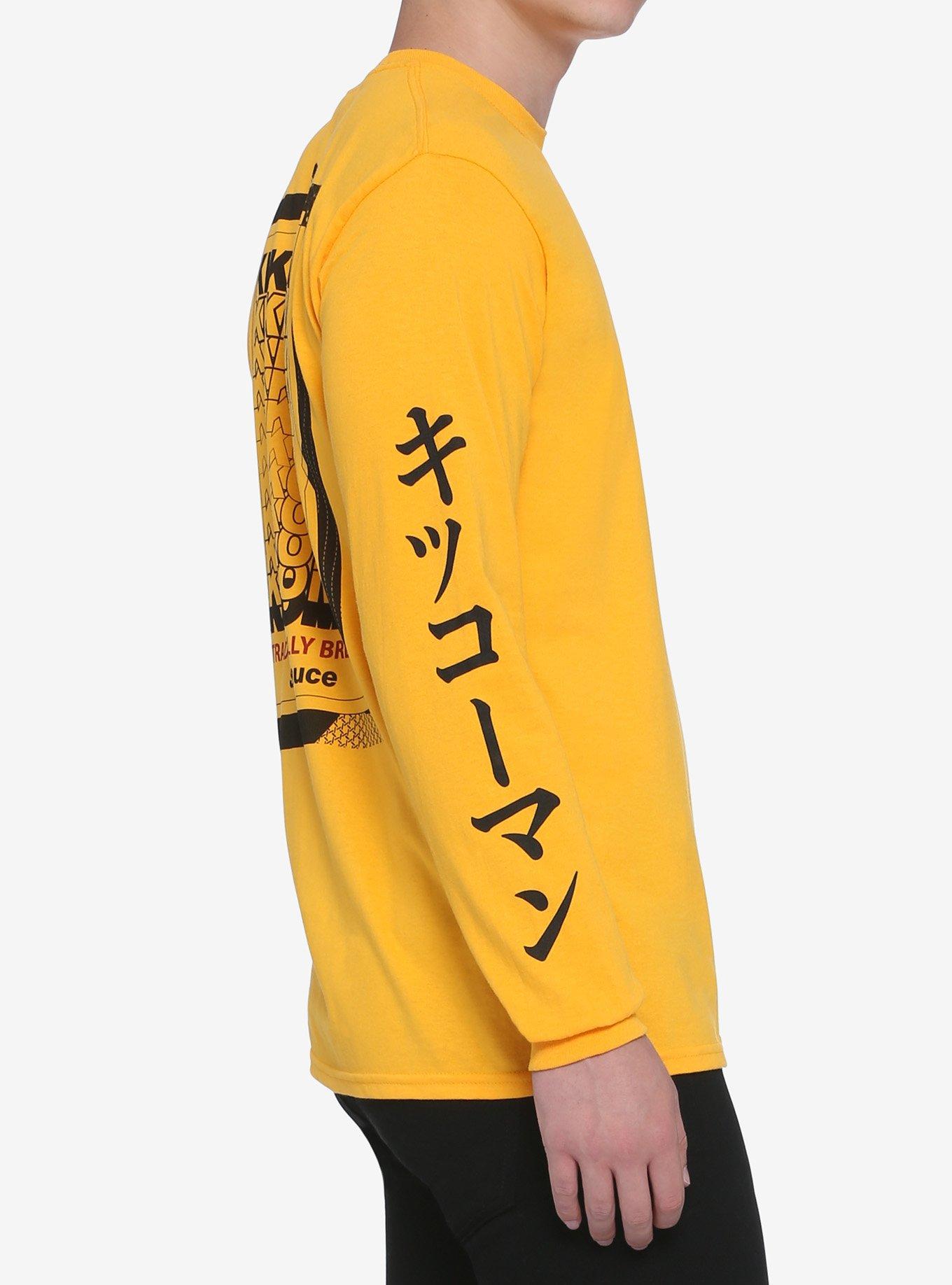 Kikkoman Soy Sauce Yellow Long-Sleeve T-Shirt, YELLOW, alternate
