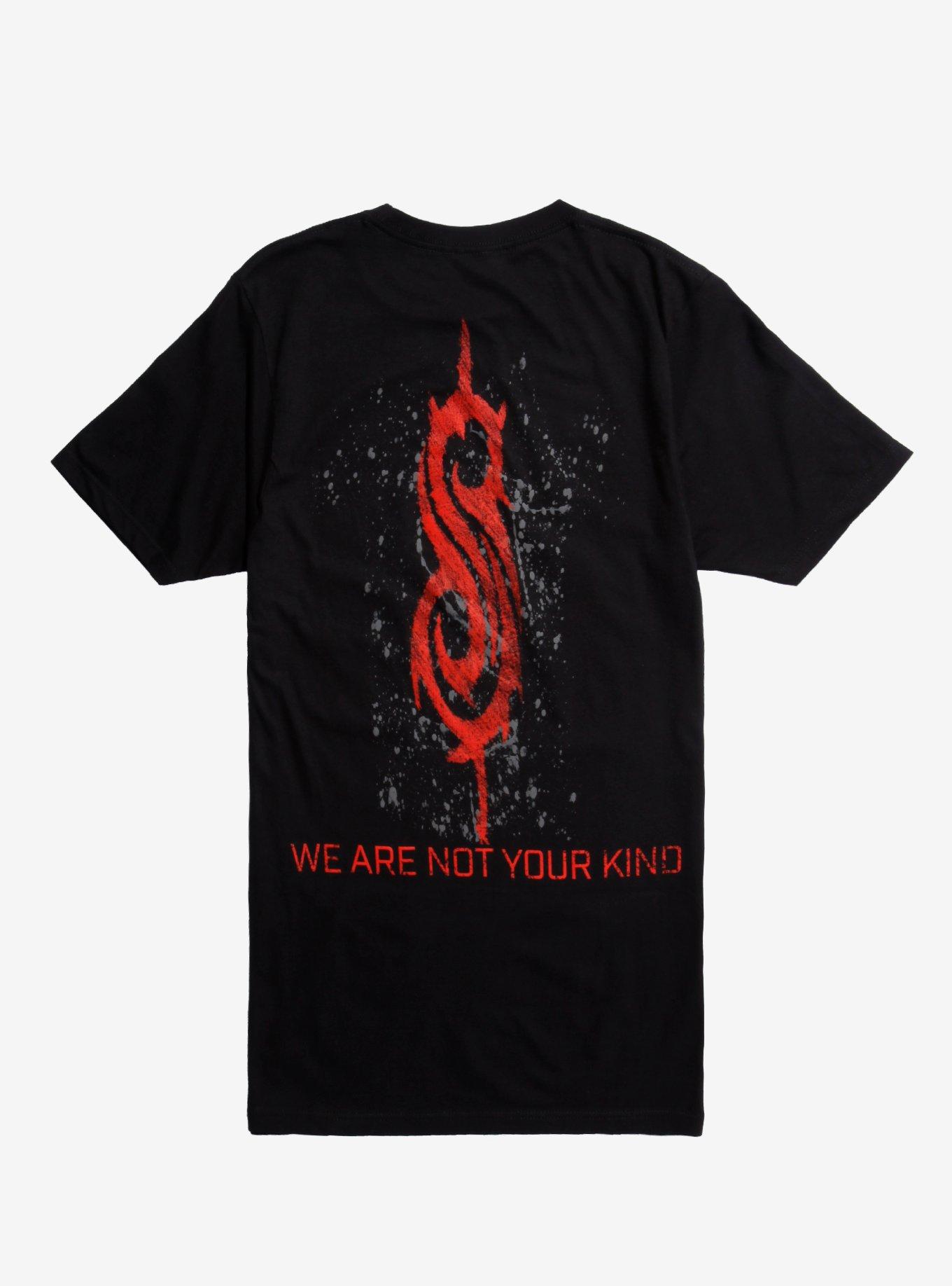 Slipknot Black & White Photo Girls T-Shirt Hot Topic Exclusive, BLACK, alternate