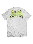 Billie Eilish Camo Metal Blohsh T-Shirt, WHITE, alternate