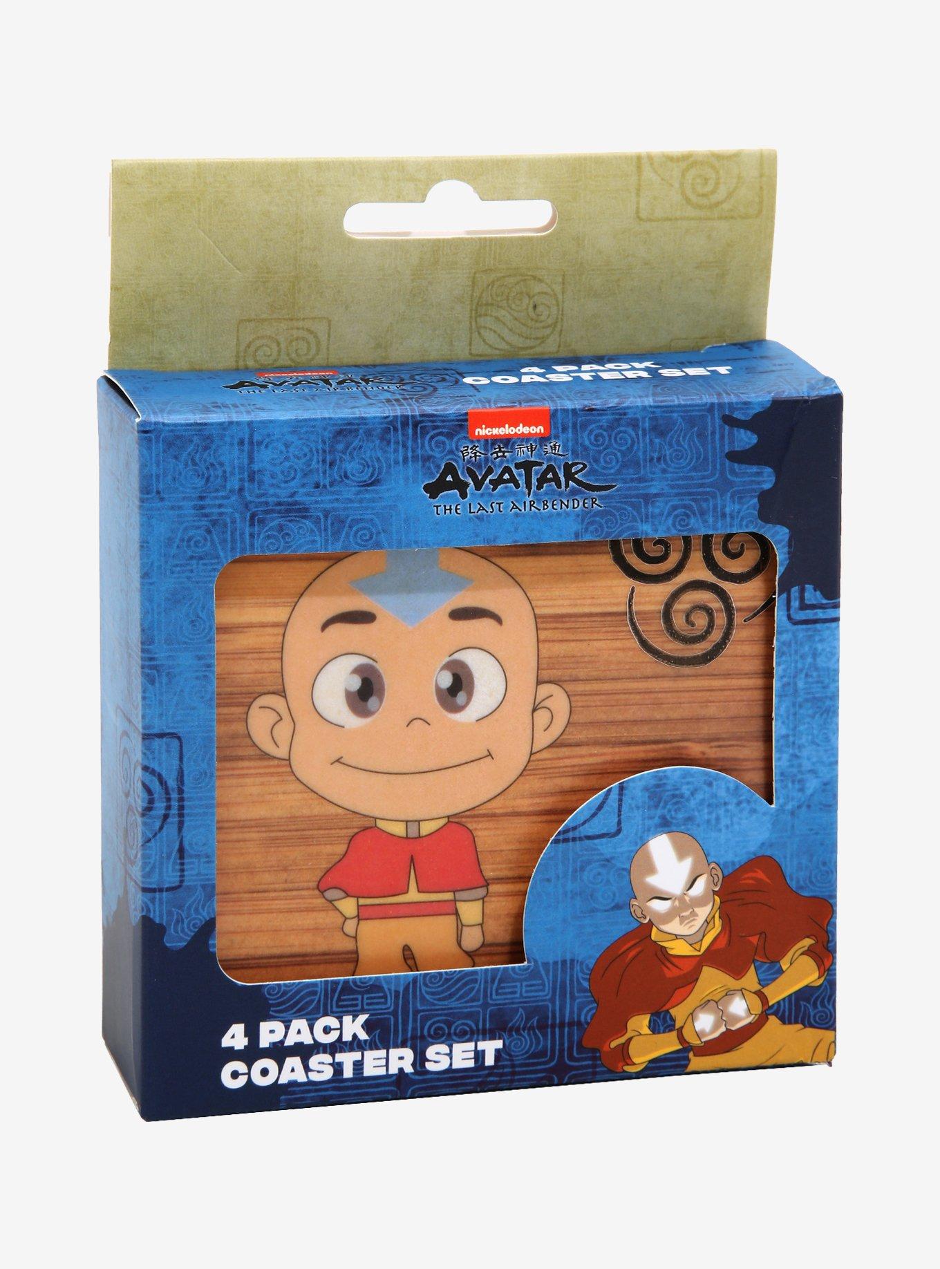 Avatar: The Last Airbender Chibi Bamboo Coaster Set - BoxLunch Exclusive, , alternate