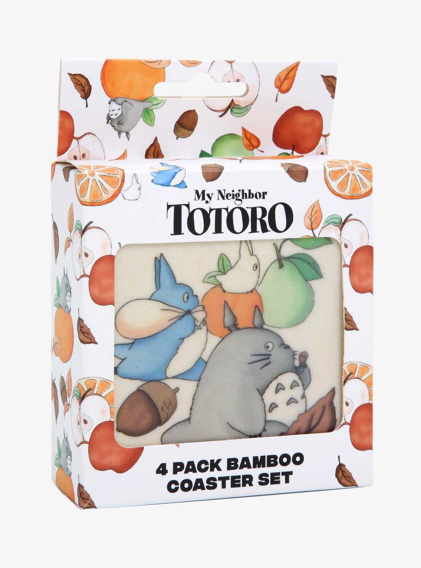 Studio Ghibli My Neighbor Totoro Bamboo Coaster Set - BoxLunch Exclusive, , alternate