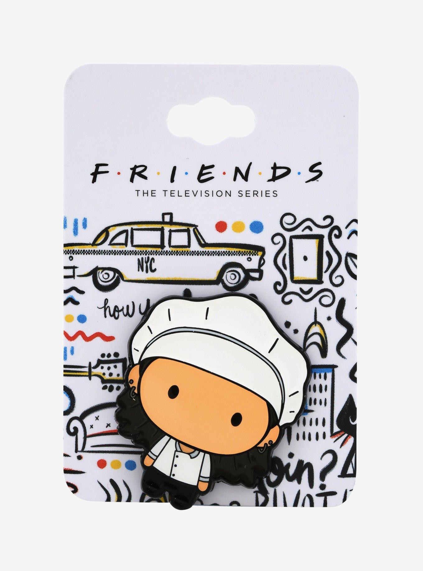 Friends Monica in Chef's Hat Chibi Enamel Pin - BoxLunch Exclusive, , alternate