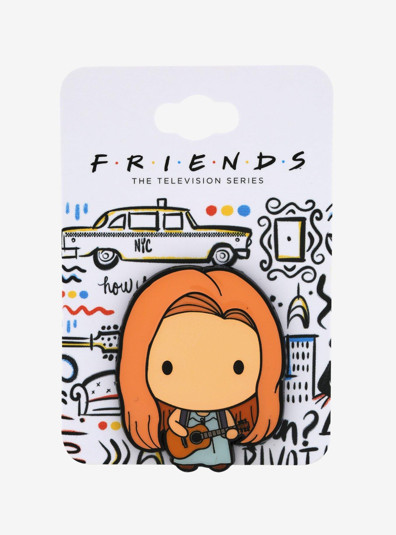 Friends Phoebe with Guitar Chibi Enamel Pin - BoxLunch Exclusive, , alternate