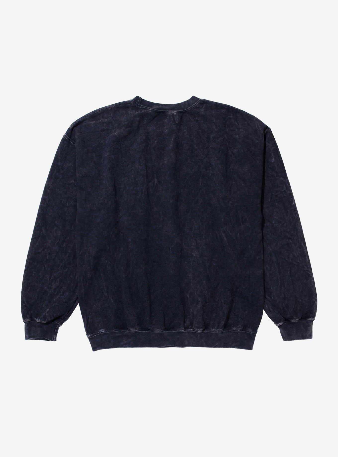 Marvel Venom Acid Wash Crewneck - BoxLunch Exclusive, ACID, alternate