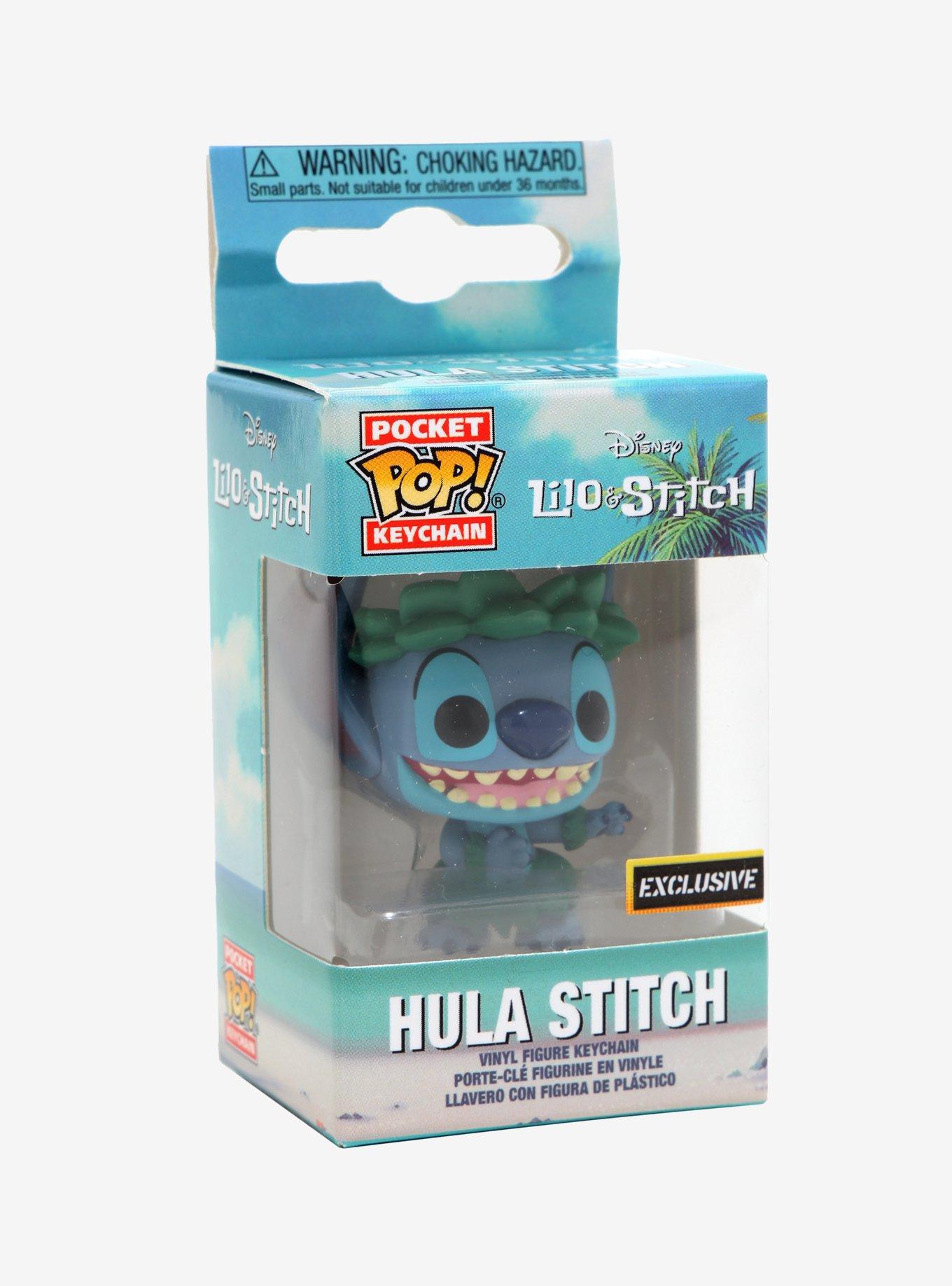 Funko Disney Lilo & Stitch Pocket Pop! Hula Stitch Vinyl Key Chain Hot Topic Exclusive, , alternate