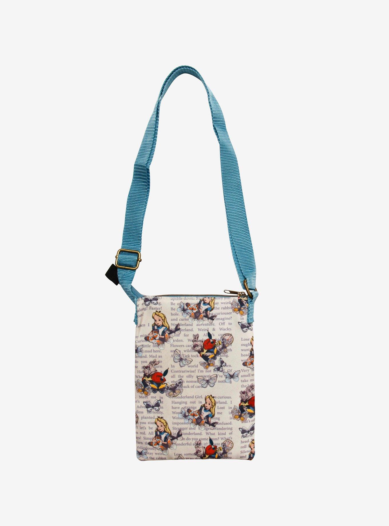 Loungefly Disney Alice in Wonderland Passport Bag Crossbody Purse EE E –  shophobbymall