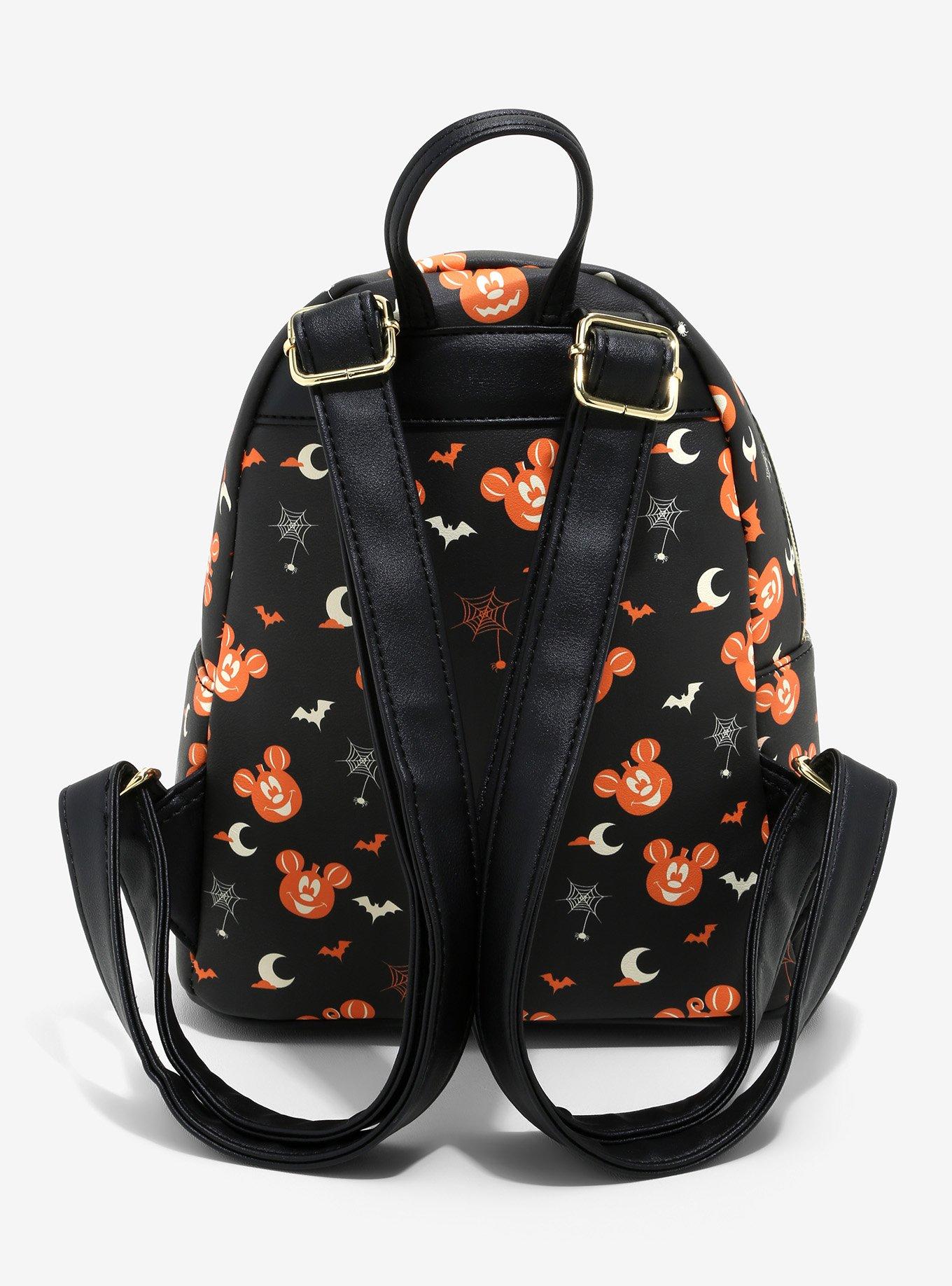 Loungefly Disney Mickey Mouse Pumpkin Mini Backpack, , alternate
