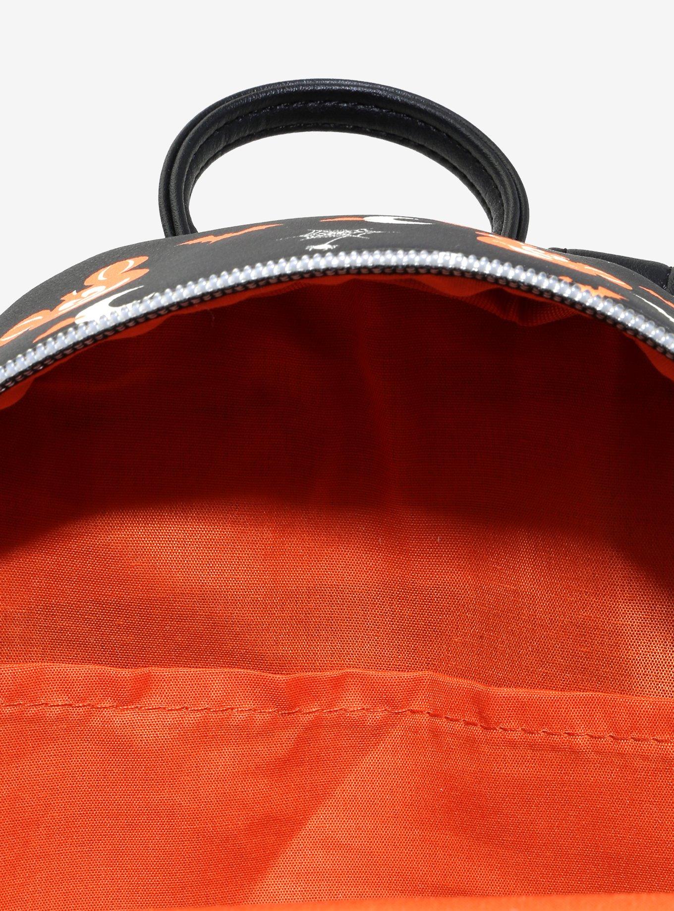 Loungefly Disney Mickey Mouse Pumpkin Mini Backpack, , alternate
