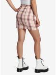 Daisy Street Peach & Purple Plaid Skirt, MULTI, alternate