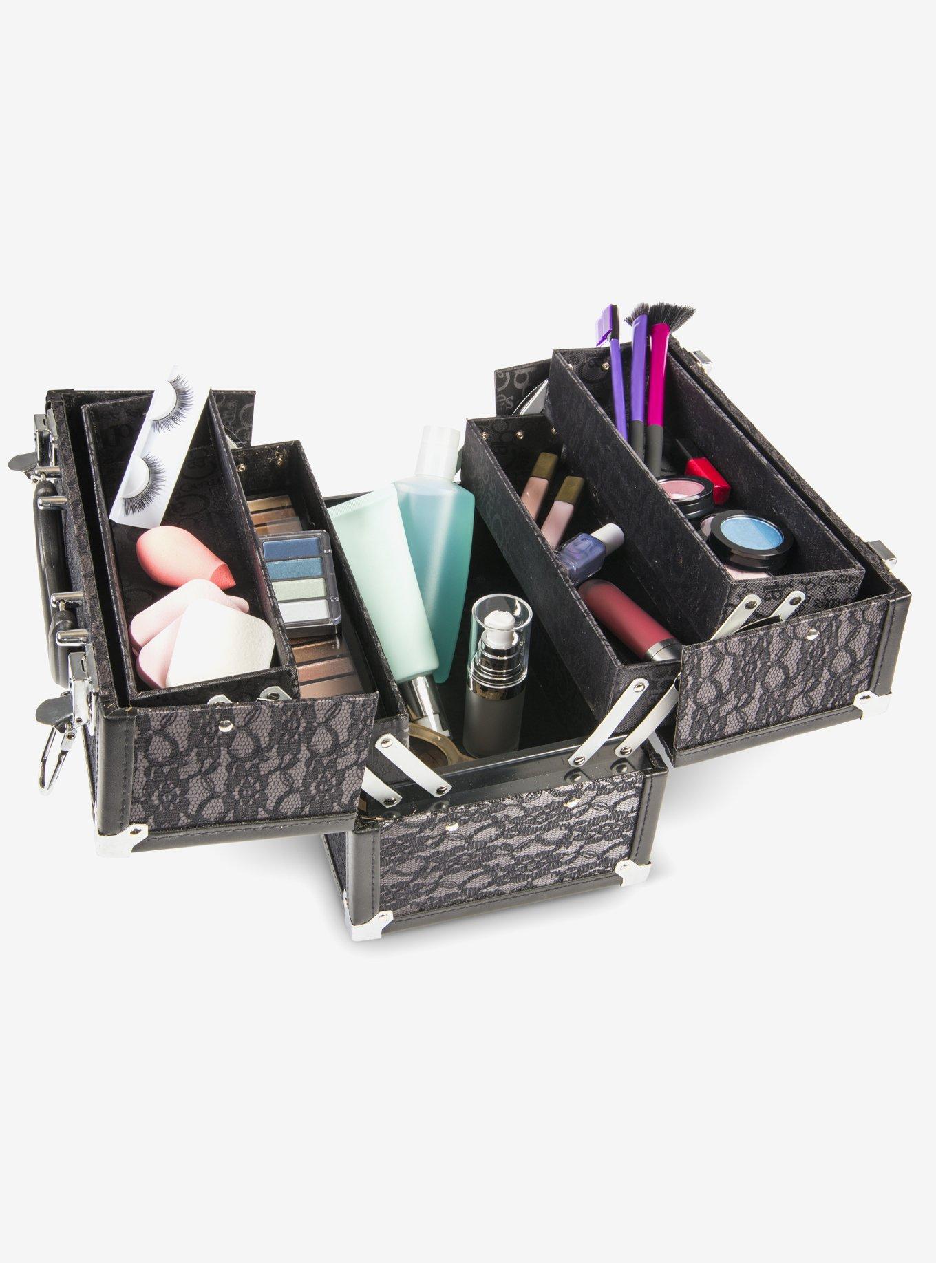 Caboodles Make Me Over Train Case Black, , alternate