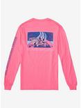 Star Wars Millennium Falcon Distressed Long Sleeve T-Shirt - BoxLunch Exclusive, LIGHT PINK, alternate