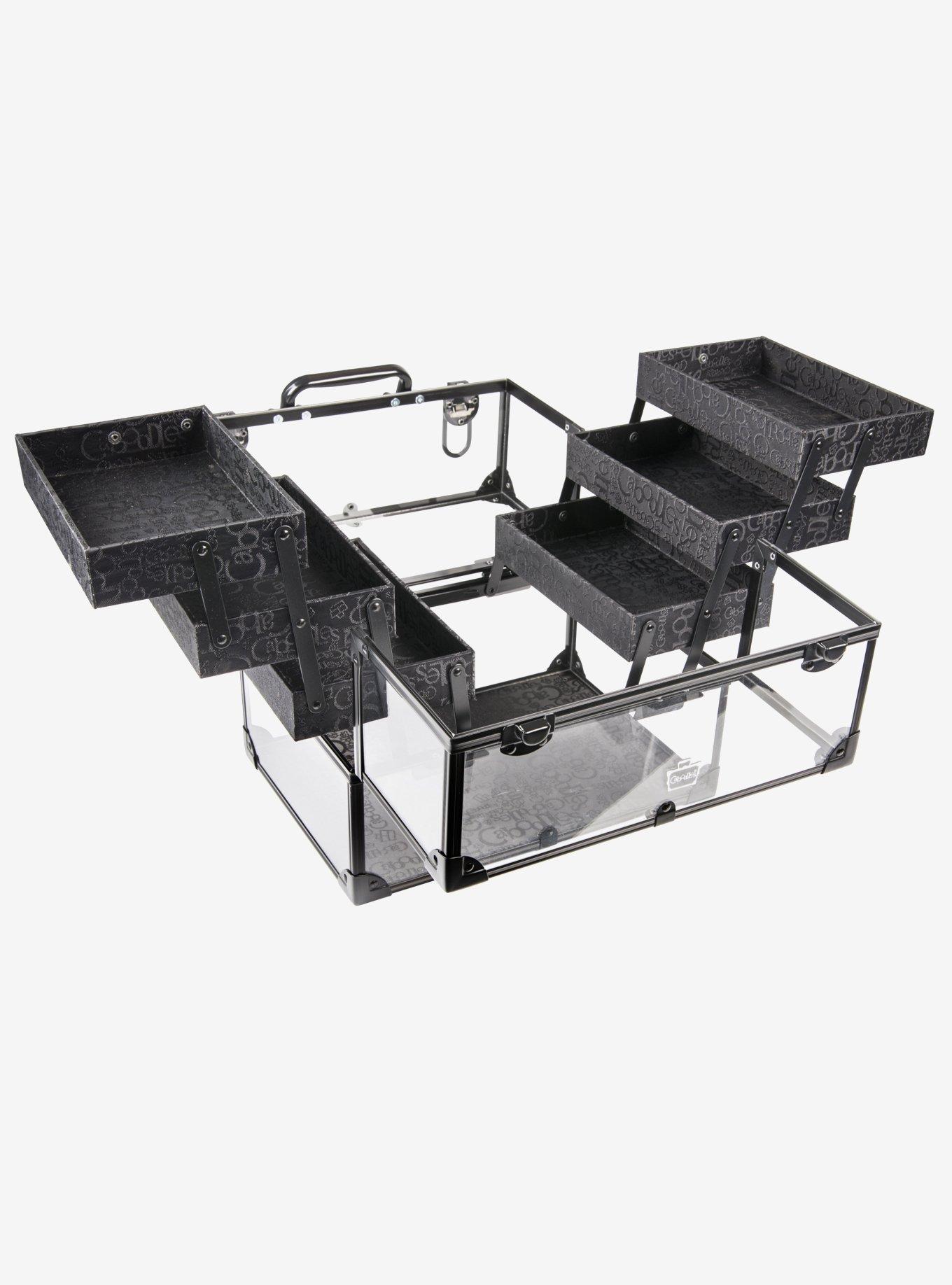 Caboodles Neat Freak Acrylic Train Case Black, , alternate