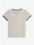 Harry Potter Slytherin Pocket Girls Ringer T-Shirt, GREEN, alternate