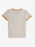 Harry Potter Hufflepuff Pocket Girls Ringer T-Shirt Plus Size, YELLOW, alternate