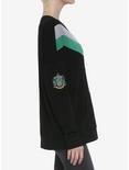 Harry Potter Slytherin Chevrons Girls Sweatshirt, GREEN, alternate