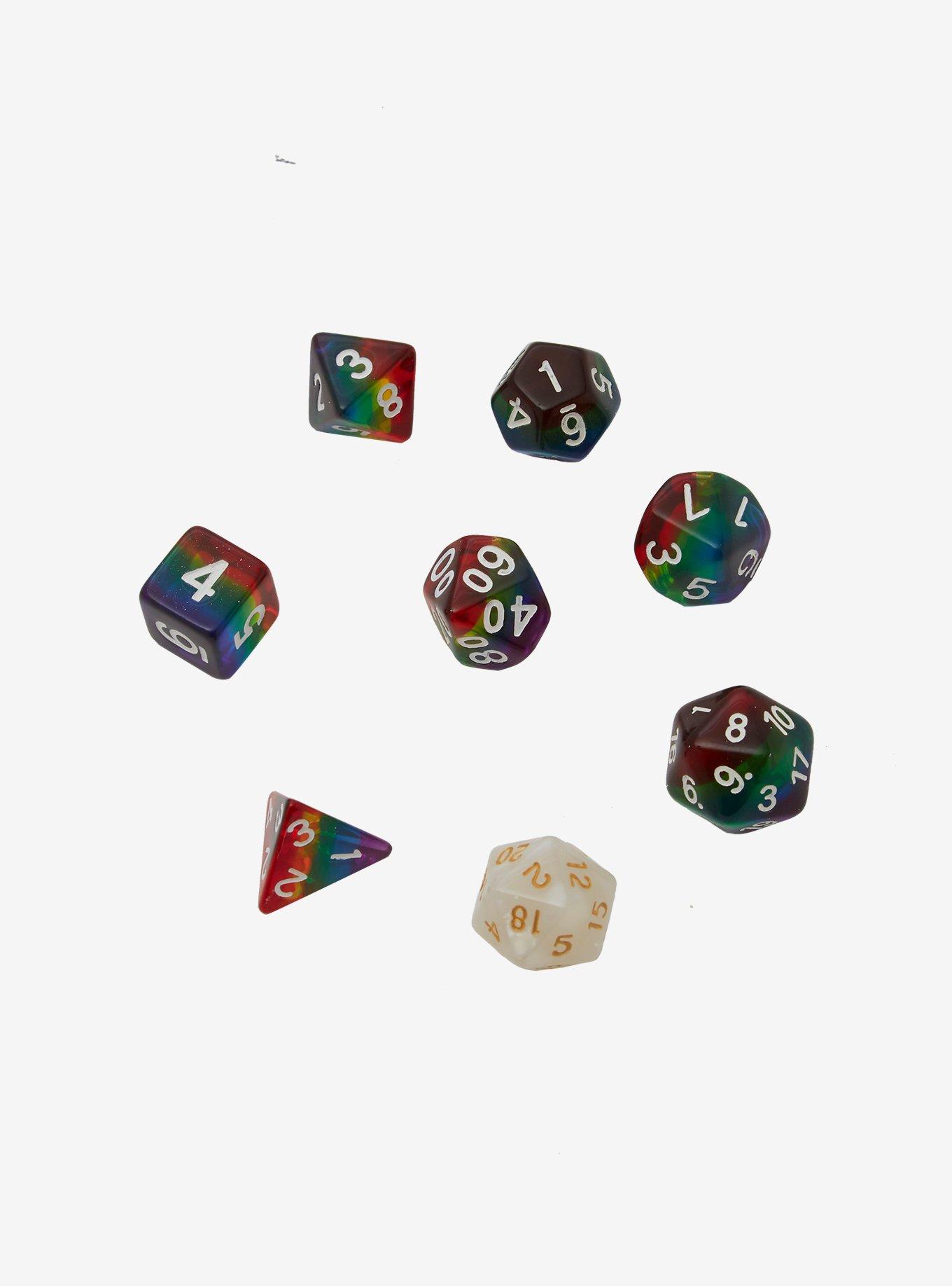 Sirius Rainbow Transparent Dice Set, , alternate